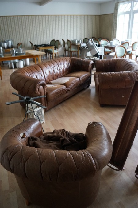 2 sofas + sofa chair
