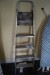4 steps stairs ladder in alu + iron