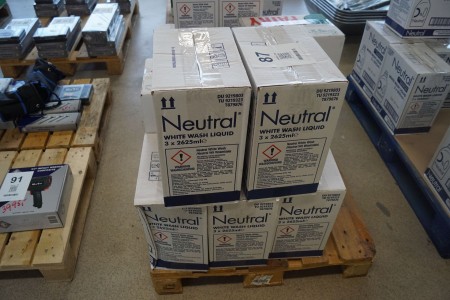 5 Kisten Neutralwaschmittel weiß + 2 Kisten Feengeschirrspülmittel