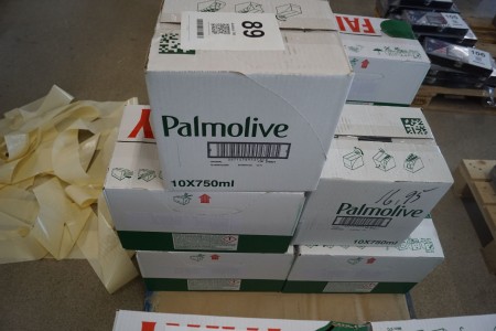 3 kasser fairy opvaskemiddel + 2 kasser palmolive opvaskemiddel