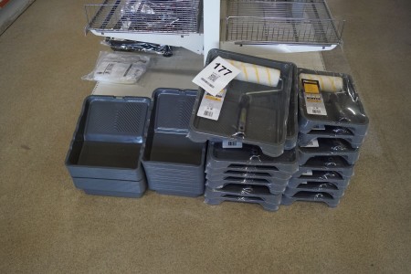 Large batch of paint trays.