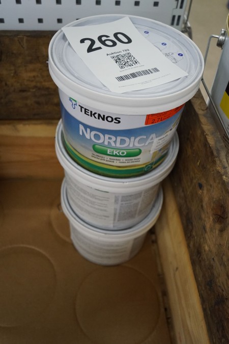 3 pieces. Nordica Eko Wood protection A. gray Ral