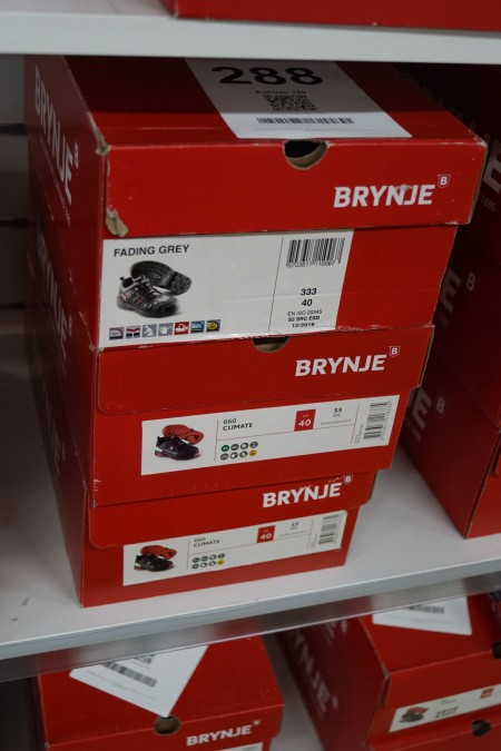 3 pieces. safety shoes, Brand: Brynje