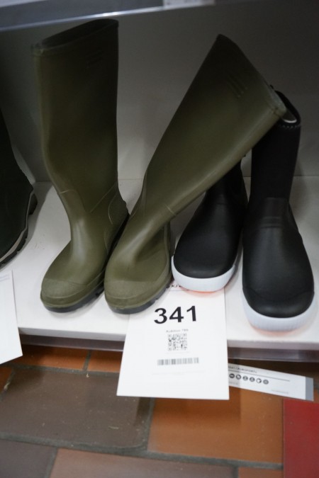 2 pcs. rubber boots, Brand: Tretorn and dunlop
