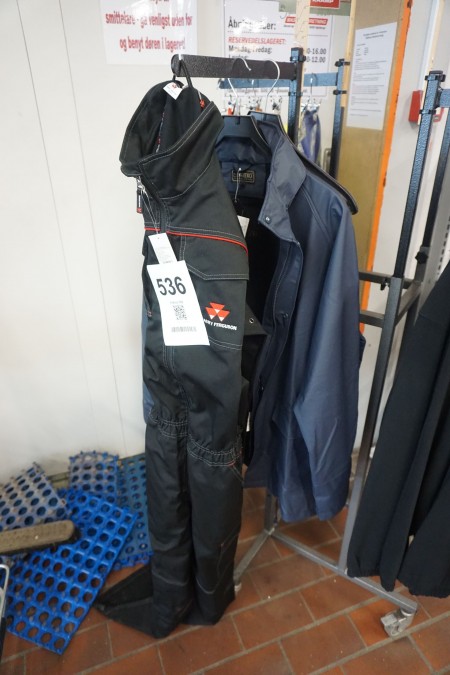 Boiler suit + rainwear set