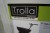 Hand spreader, Brand: Trolla + Carrying plate for lawn mower