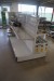 Exhibition shelf with perforated plates and shelves + 1 pc. endereol.