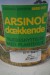 4 Stück. Arsinol opaker Holzschutz + 1 Stck. Transparent