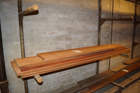 5 stk. planker i mahogni 