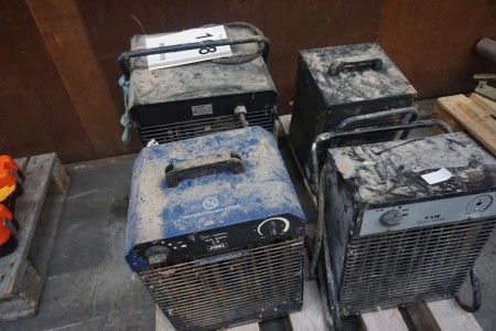 4 defective heating fans