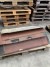 Lot of plasterboard roofing sheets and smokestacks