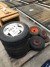 4 tires on alloy wheels + various mixed tires