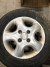 4 stk dæk på alufælge + diverse blandet dæk 