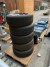 5 pcs Kleber winter tires with steel rims