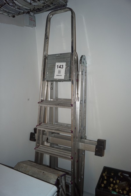 3 pieces. ladders + sack trolley