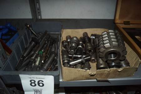 Various drills and cutting tools, etc.