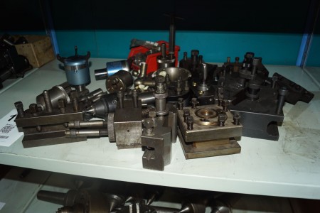 Various steel holders, cutting tools, etc.