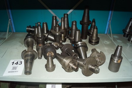 Various tool holders with tool contents.