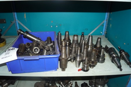 Various tool holders with tool contents.