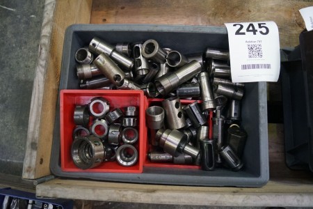 Box with various parts for workshop holders