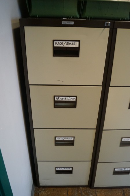 1 piece. filing cabinet, Brand: Altikon including various introductory books in cabinet.