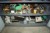 Tool cabinet with contents of various spare parts etc.