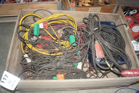 Large batch of power cables and wires