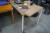 3 pieces. tables containing miscellaneous