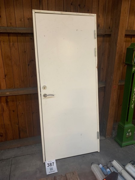 Door with frame