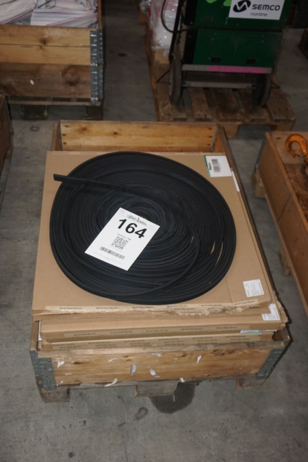 Large batch of rubber strip strips