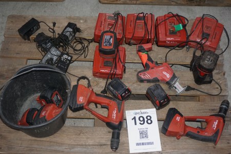Lot Hilti and milwaukee power tools