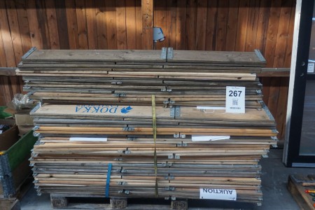 Large batch of pallet frames for EU pallets