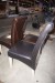 3 leather dining table chairs