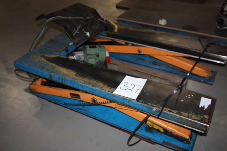 Electro-hydraulic pallet lifting table, Translyft 1000 kg