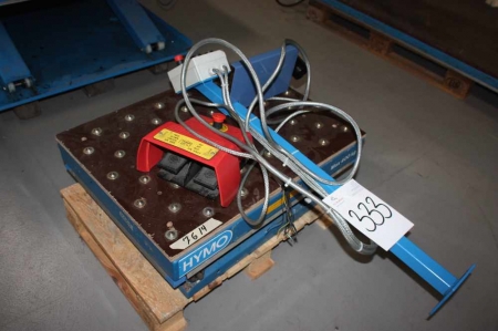 Electro-hydraulic lifting table, Hymo, max. 400 kg. 80x60cm