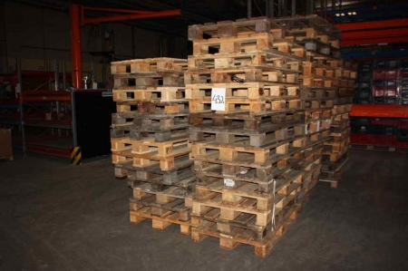 Large batch of pallets