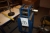 Elektrokemisk rensemaskine for rensning af svejsninger i rustfri stål, Nitty Gritty model Clinox Prof + lokkemaskine, Josef Foellmer GmbH, type 15V + manuel valsemaskine + rullebord med testbox + skilletrafo