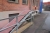 Conveyor belt of stairs, length approx. 7 meters