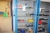 Tool Cabinet, Finnerup, width app. 100 cm x height app. 190 cm, with content, including burner tools