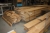 Large lot glulam on 4 pallets. Two pallets with a length of approx. 6 meters. 1 pallet: length approx. 4.5 meters. 1 pallet, length approx. 1.3 meters.