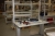 Arbejdsbord, 150x70cm, Rexroth, el- hæve-/sænkebord + lys + aflastningstræktalje, Desoutter, 1-2 kg