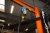 Column jib crane with electric hoist, Demag, 250 kg, height below hook: app. 3 meters, reach app. 3 meters + 2 lifting
