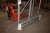 2 x pallet racking, 3 sections, 6 strings with intermediate beams, length: 3 meters, max. weight / pallet: 400 kg. Height approx. 6 meters. Truck Guards