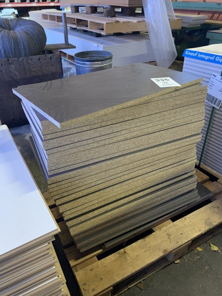 Lot of wooden boards, with black surfaces