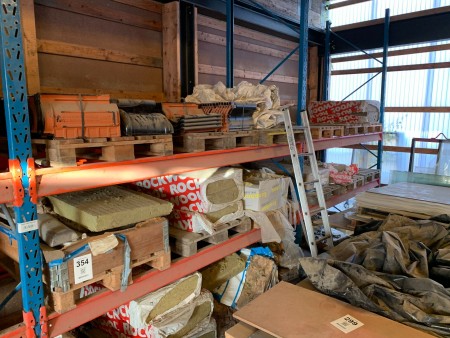 Lot insulation + various roof tiles.