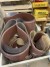Various sanding belts for belt sanders