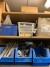 Contents in 3 compartments shelf of various locks, fittings etc.