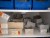 Content in 2 pcs. cabinets of various bolts, fittings, nails, etc.