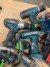 9 pcs. power tools.