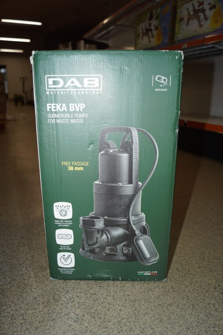 Submersible drainage sump pump, Brand: DAB, Model: FEKA BVP 750